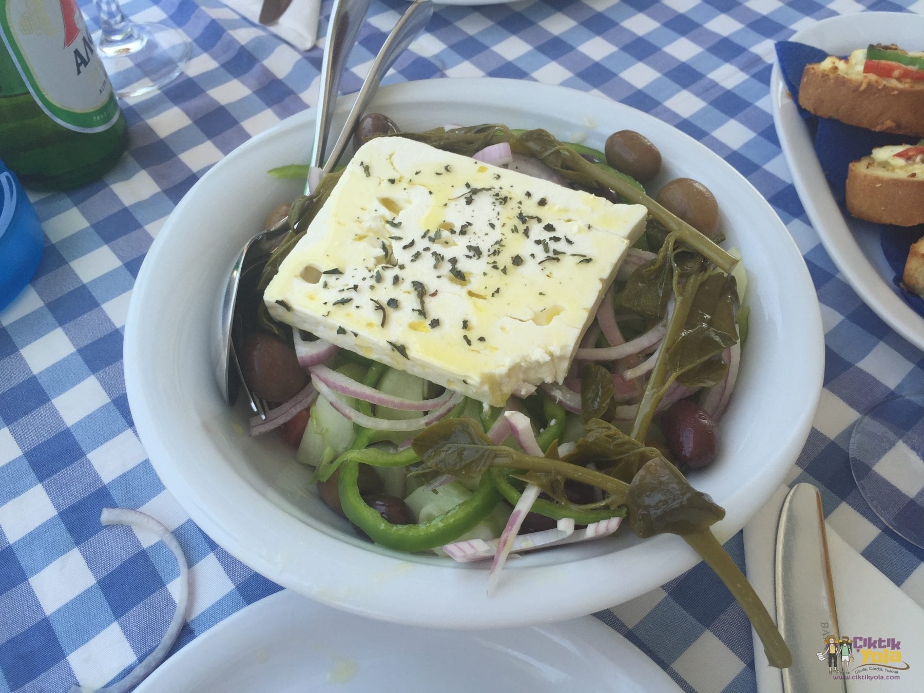 greek salad rodos faliraki