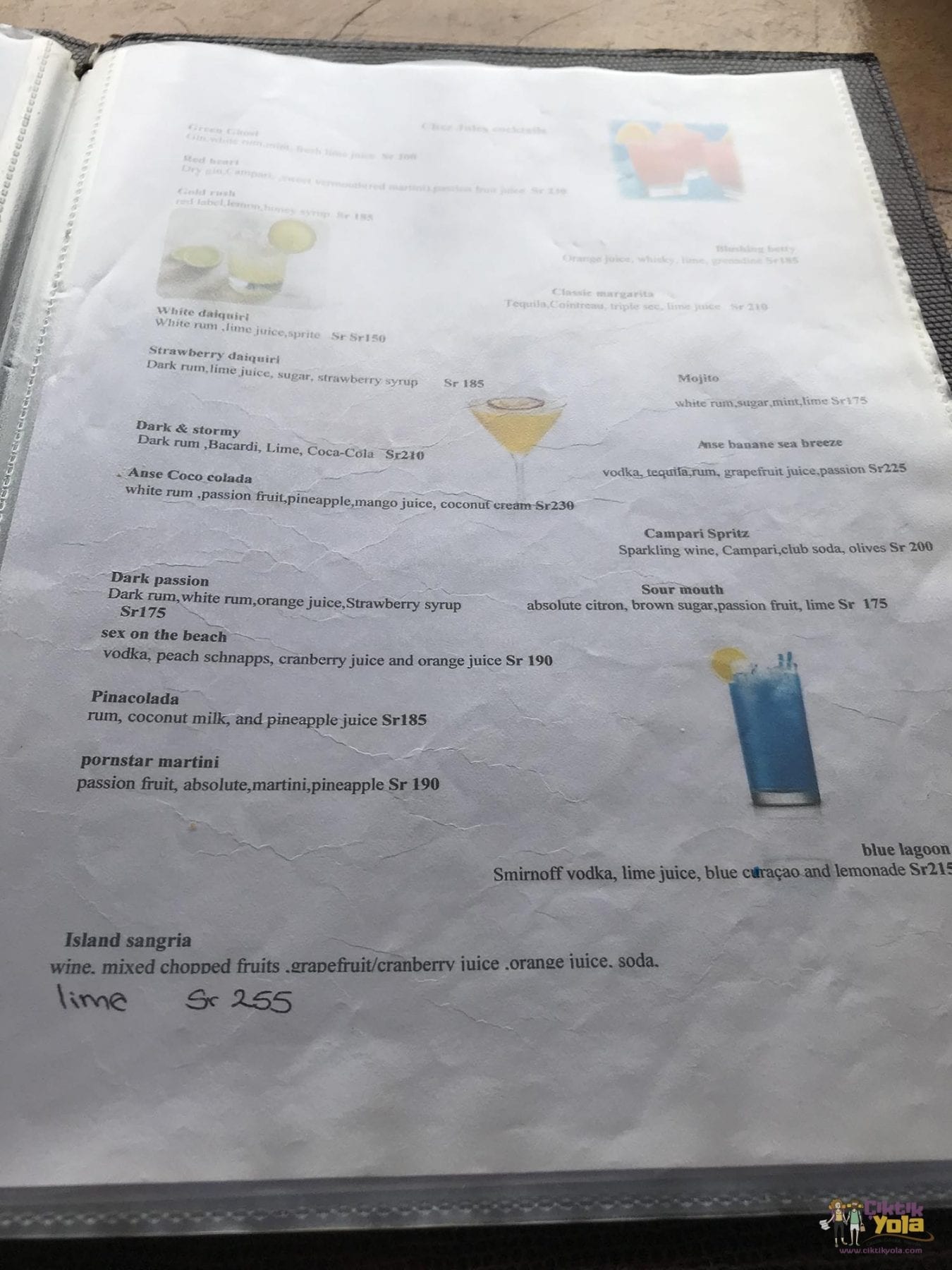 Chez Jules Menu