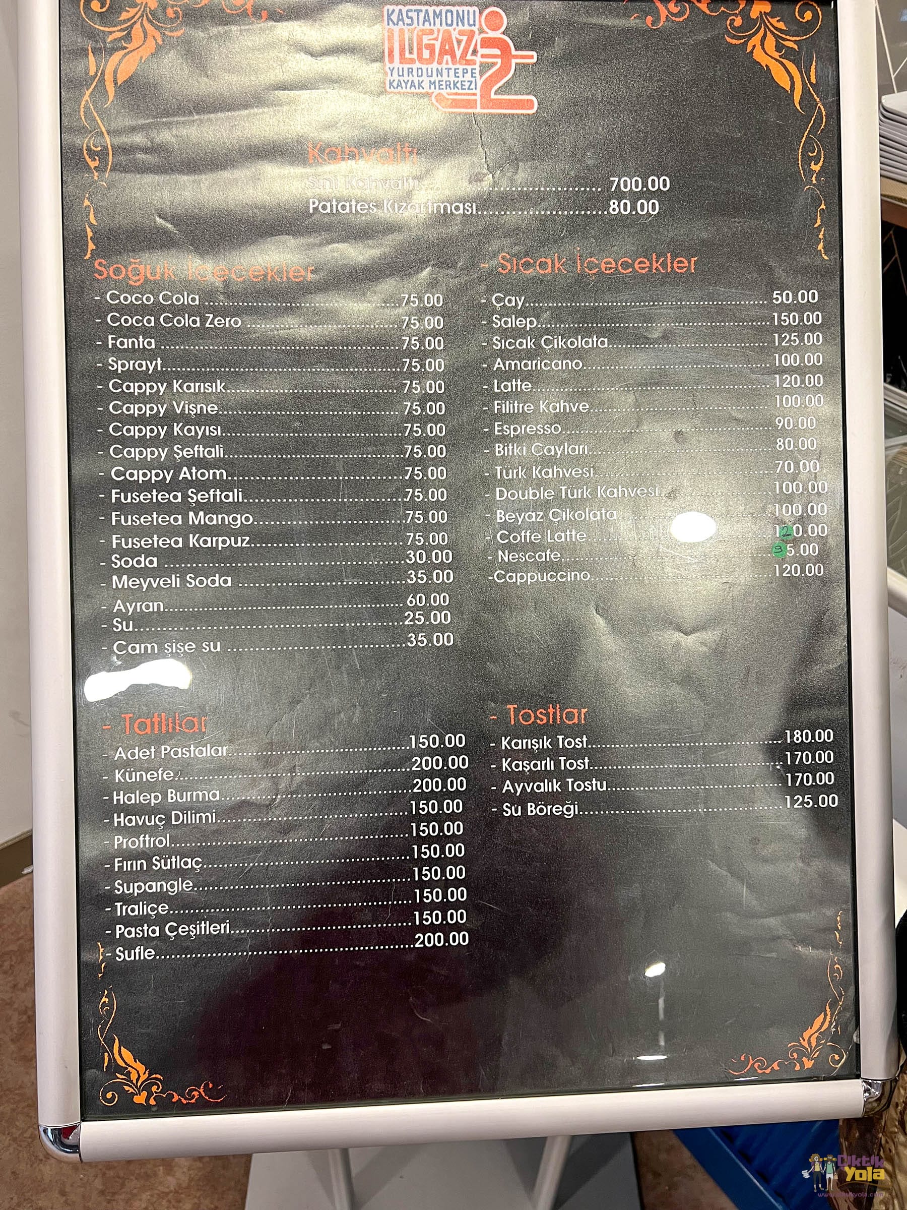 Yurduntepe Restoran Fiyatları